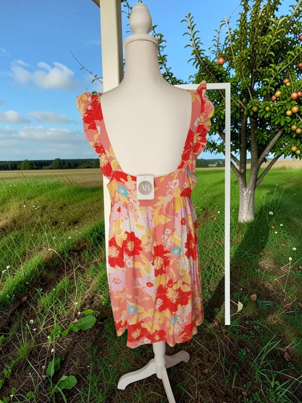 🌺 Emily Wonder Floral Babydoll Dress Size Large NWT 🌺 - Picture 7 of 11